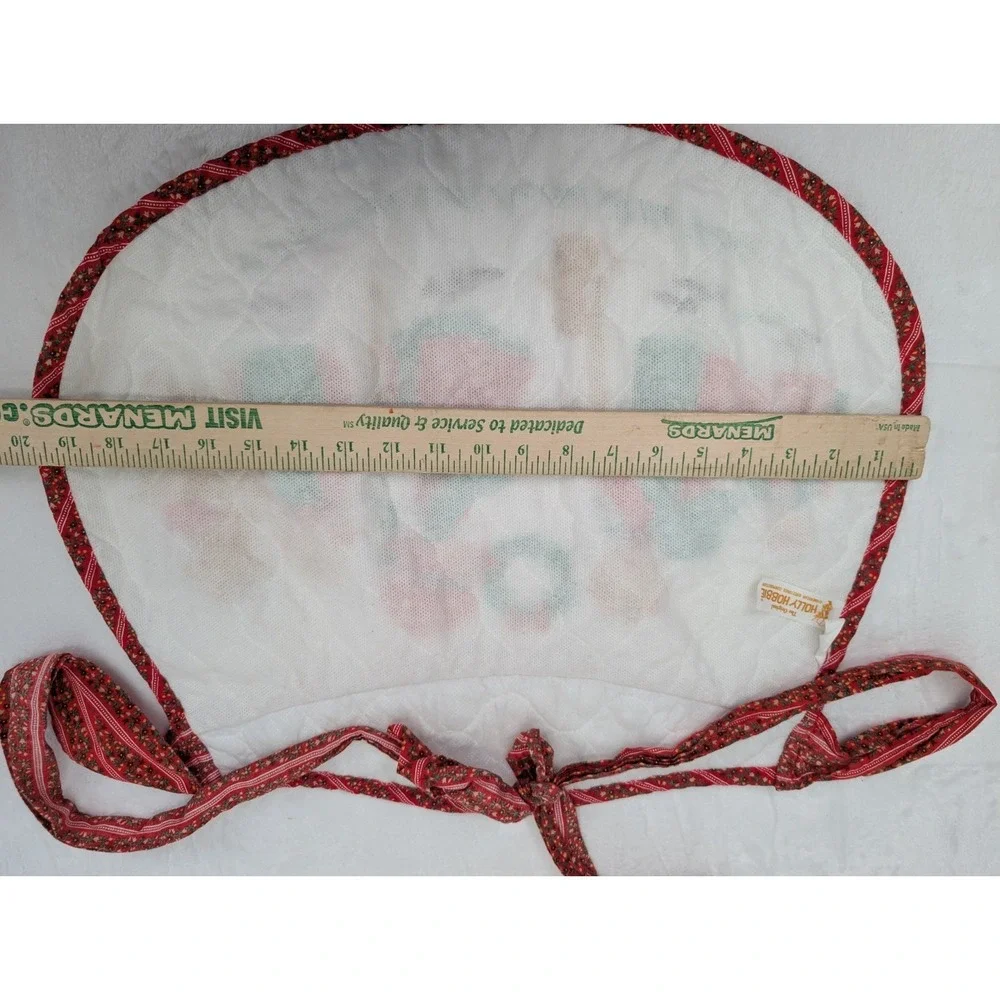 Vintage Holly Hobbie Christmas Apron One Size Waist Tie‎ Back Holiday Wishes